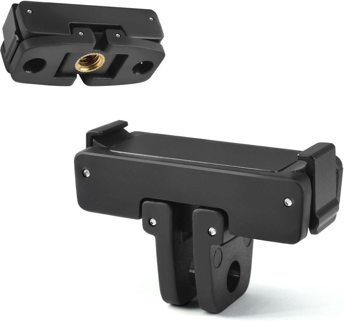 SnelShoppen - Action Camera Magnetische Adapter Mount met Snelle Ontkoppeling en Verlengbasis voor Actiecamera - Sterke Magnetische Aansluiting - Acce