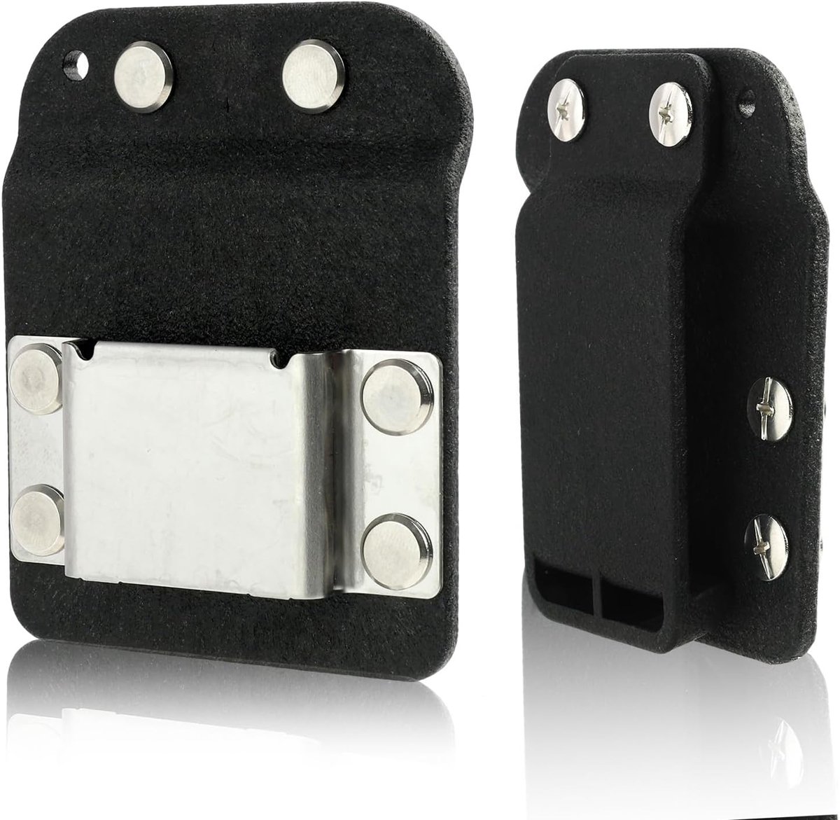 Thijox - Boorgereedschapshouder voor Gereedschapsriem, Clip-On Gereedschap, Robuuste Riemclip van 304 Roestvrij Staal, Voor Accuboren, Slagschroevendr