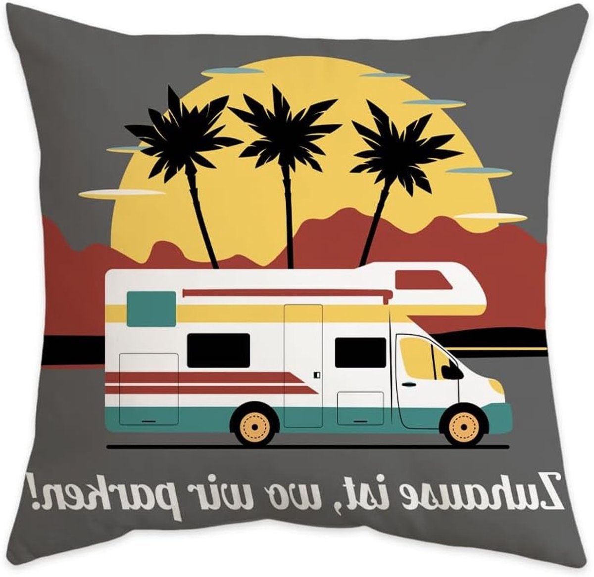 Comfortabel Camping Kussen, Ideaal voor Kampeersessies, Perfecte Campingaccessoires, Handige Gadgets, Leuke Cadeaus voor Kampeerders, 45 x 45 cm
