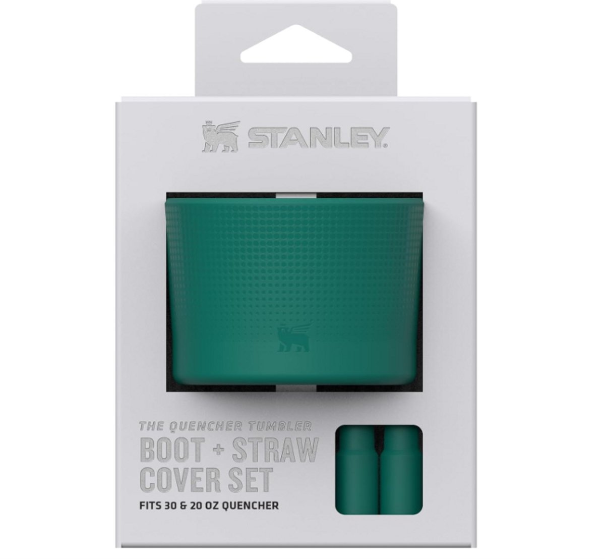 Stanley Quencher Boot + 2 Straw Cover Caps (Alpine) – Siliconen Beschermhoes & Rietjesdop Set voor Stanley 0.59L & 0.89L Quencher – Anti-Slip Bekerbeschermer met Handvat – BPA-Vrij