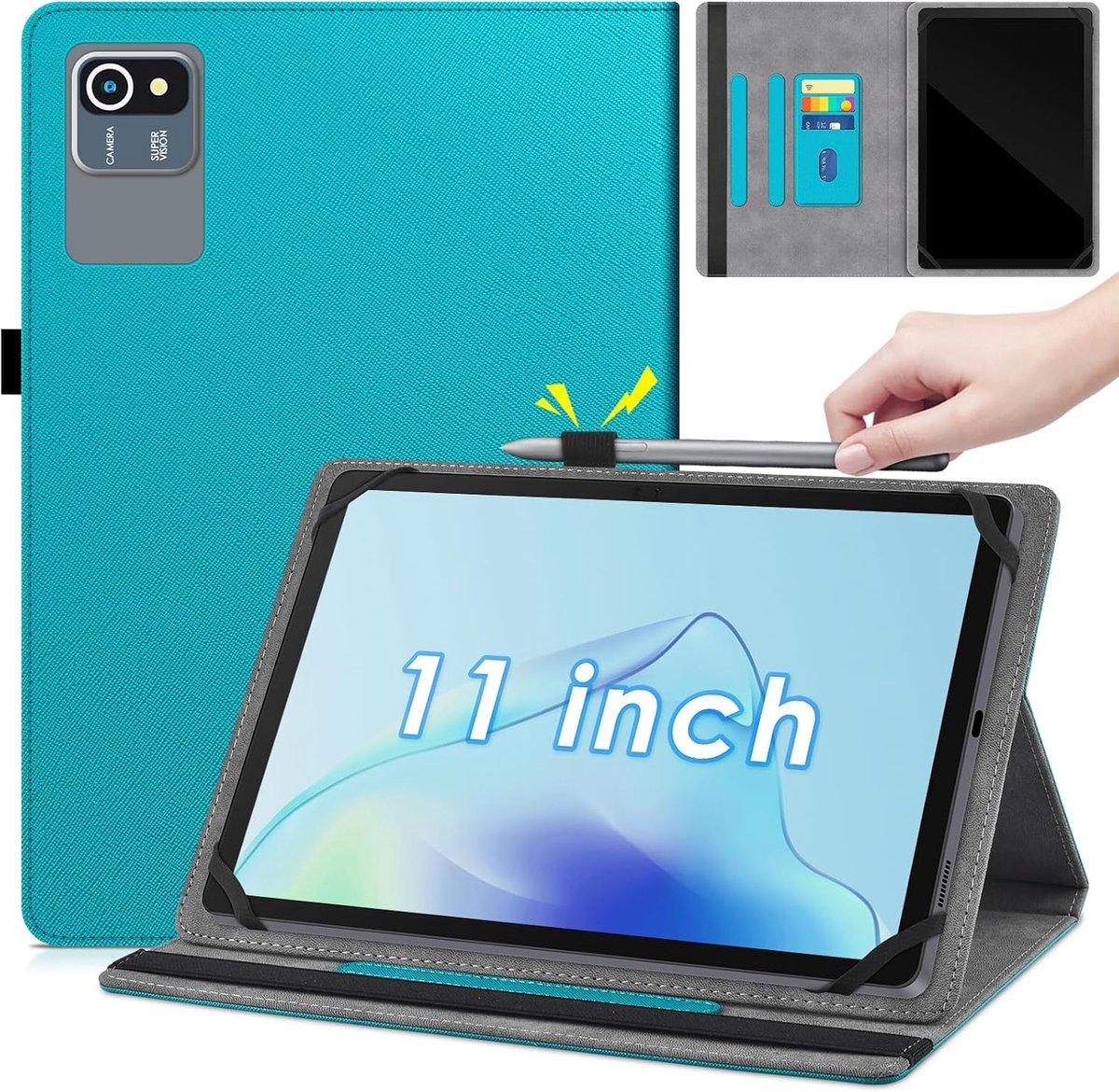 SnelShoppen - Universele Tablet Hoes voor 10.9-11.5 Inch Tablets - Geschikt voor DOOGEE, TCL, Xiaomi, ALLDOCUBE - Beschermhoes, Stijlvol Design, Ideaa