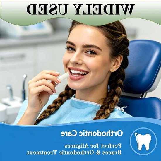 Orthodontische Kauwartikelen voor Aligners, Herbruikbare en Wasbare Chewies met Muntgeur voor Comfort en Ondersteuning bij Tandbeugels — afbeelding 4