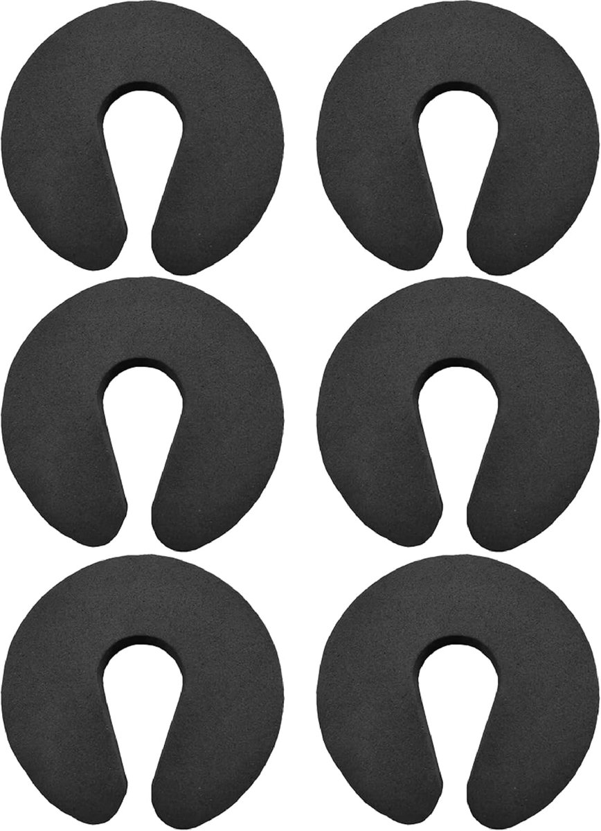 SnelShoppen - 6-delige Deurklem Bescherming voor Kinderen, Foam Deurstoppers, Baby Veiligheid, Handen en Vingers Bescherming, EVA Schuim, Makkelijk te