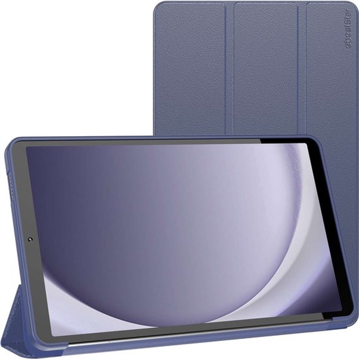 ebestStar - Hoes geschikt voor Samsung Galaxy Tab A9 8.7 (2023) SM-X110, Slimme Hoes met Magnetische Flip Bescherming, Siliconen, Donkerblauw
