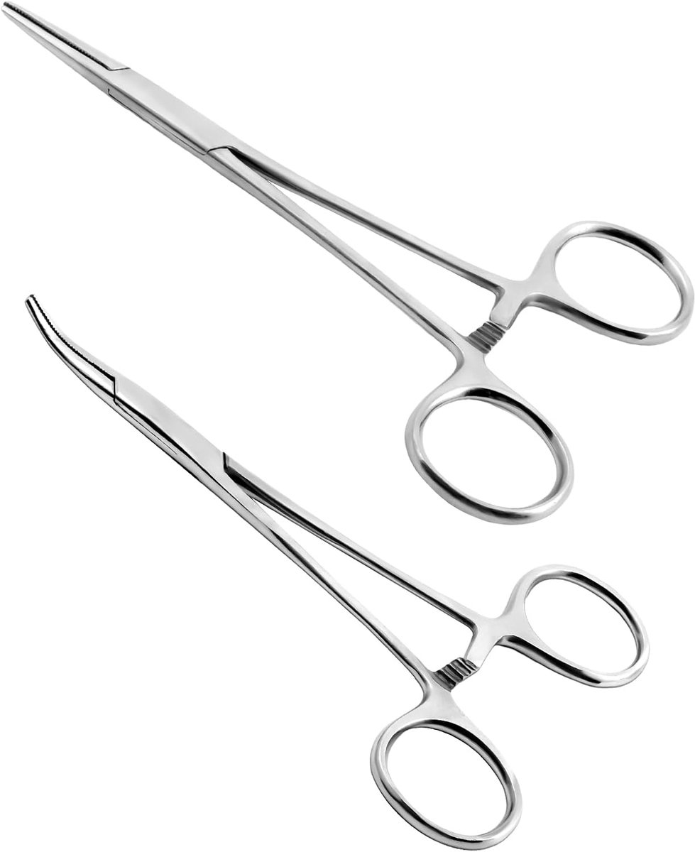 SnelShoppen - 2-delige Vissers Tang Set, Rvs Haak Ontgrendeling Gereedschap, Duurzame Pliers voor Huisdier Verzorging, Vissen, DIY en Creatieve Klusse