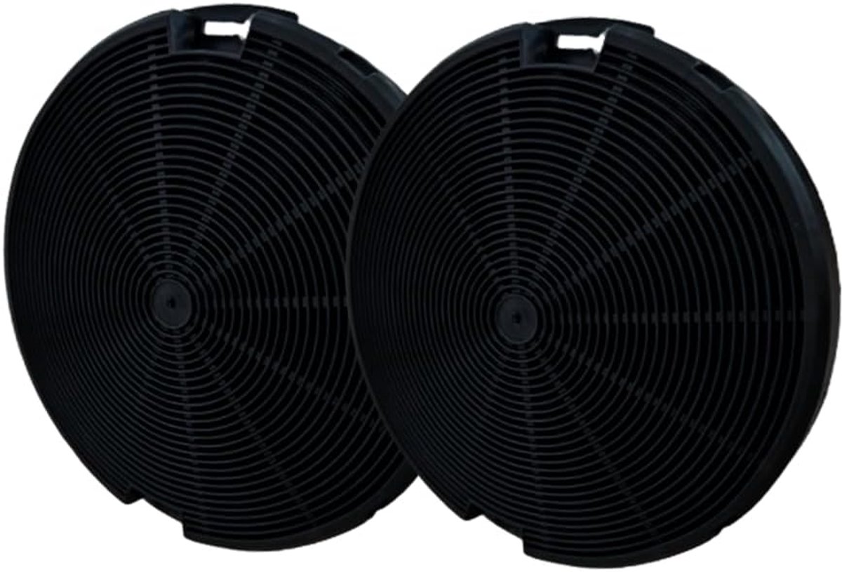 SnelShoppen - Actief Koolstoffilter voor Afzuigkap - 2 Stuks - Ø 15,2 cm - Vervangingsfilter voor Keukenapparatuur - Geschikt voor Faber Smeg Franke
