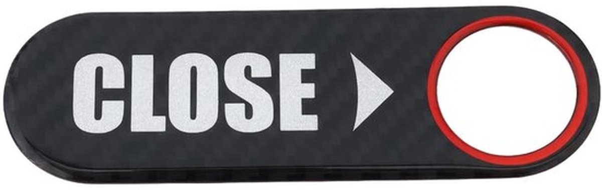 Koolstofvezel Schakelaar Knop Sticker voor Auto