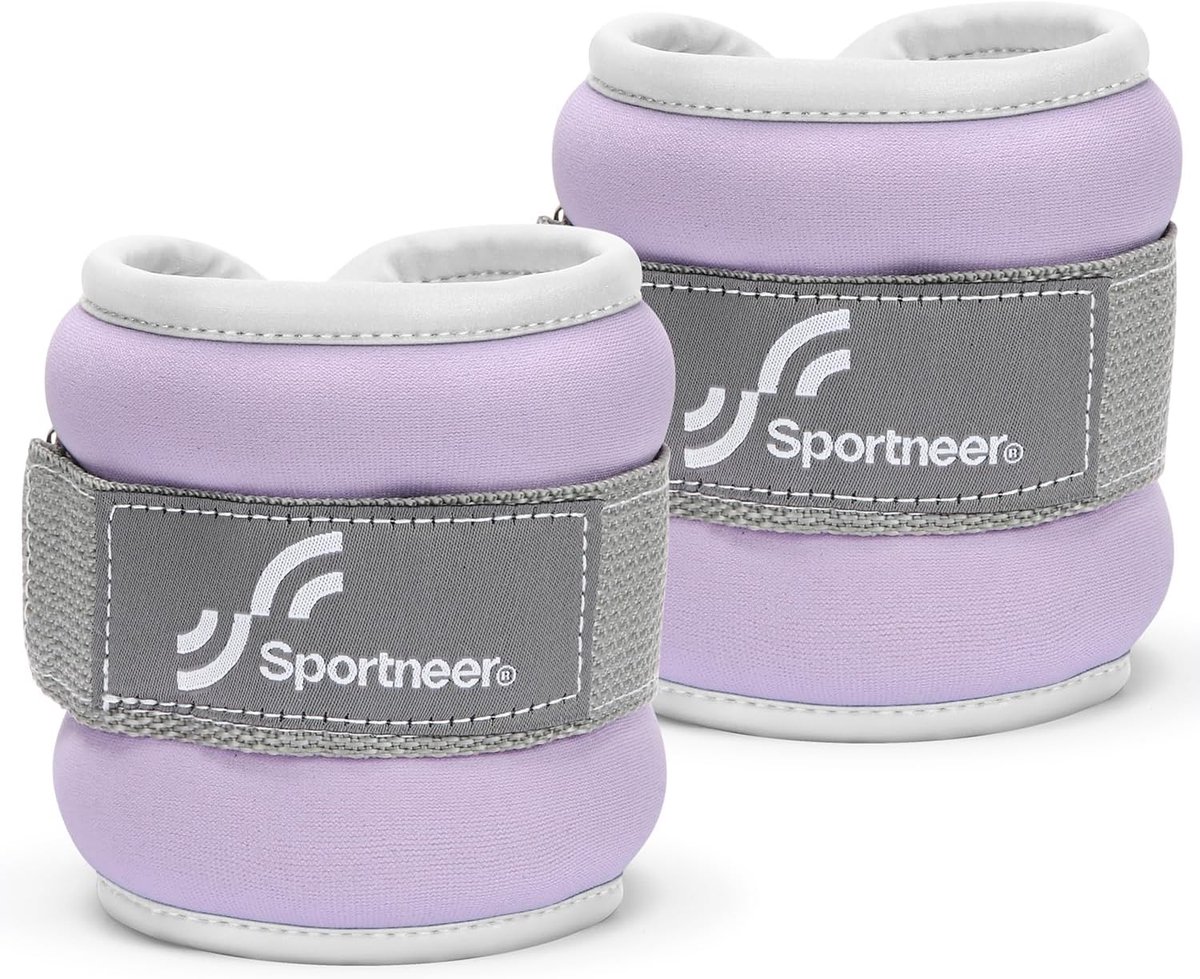SnelShoppen - Ankle Weights voor Benen en Armen, Verstelbare Gewicht Cuffs Set voor Krachttraining, Hardlopen, Wandelen, Fitness, 2 x 0.5 kg, 2 x 1 kg