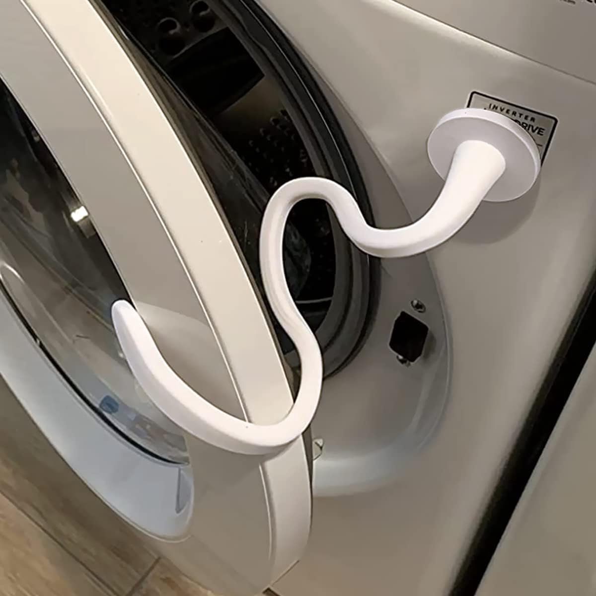 Magnetische deurbeugel voor wasmachine - Universele - Wasmachine Deuropener - Voorlader Wasmachine Deur Prop - Voorkomt Schimmel & Geurtjes - Voor Wasmachine Drogen Wasmachine - Wit