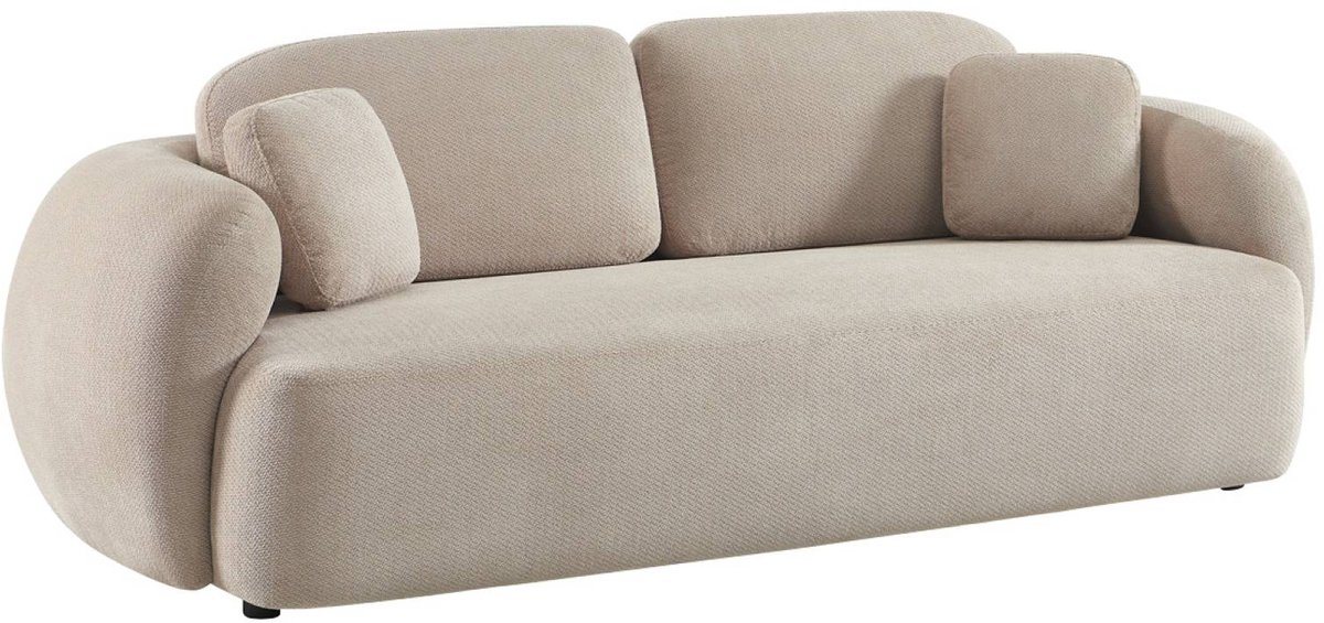 sweeek - 3-zits bank met chenille stof - cloud