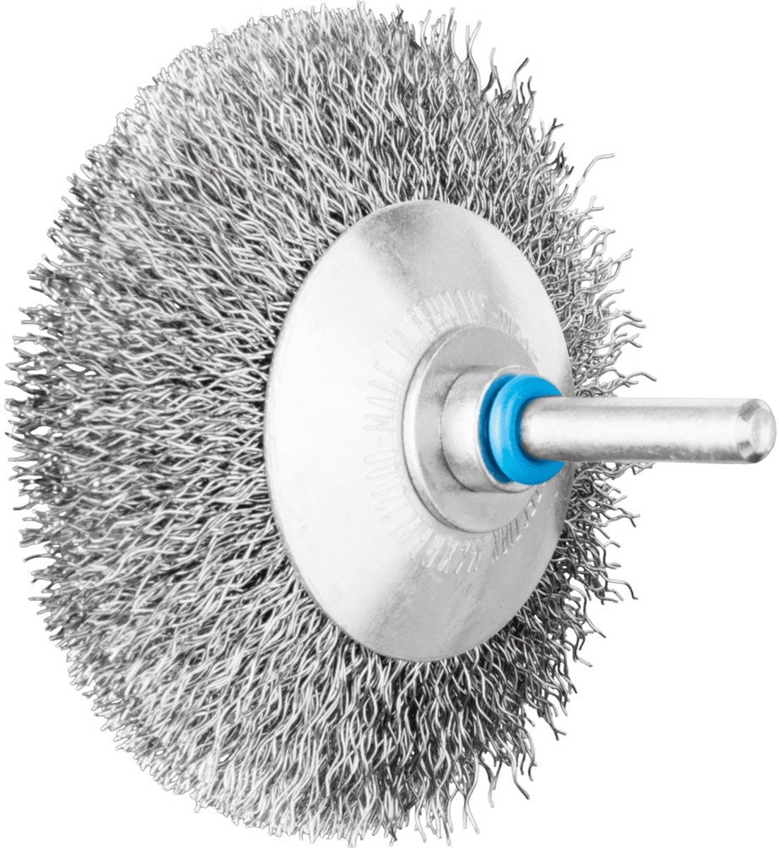 Conische borstel KBU INOX D.80mm Draaddikte 0,3mm VA 10mm 12000mi...