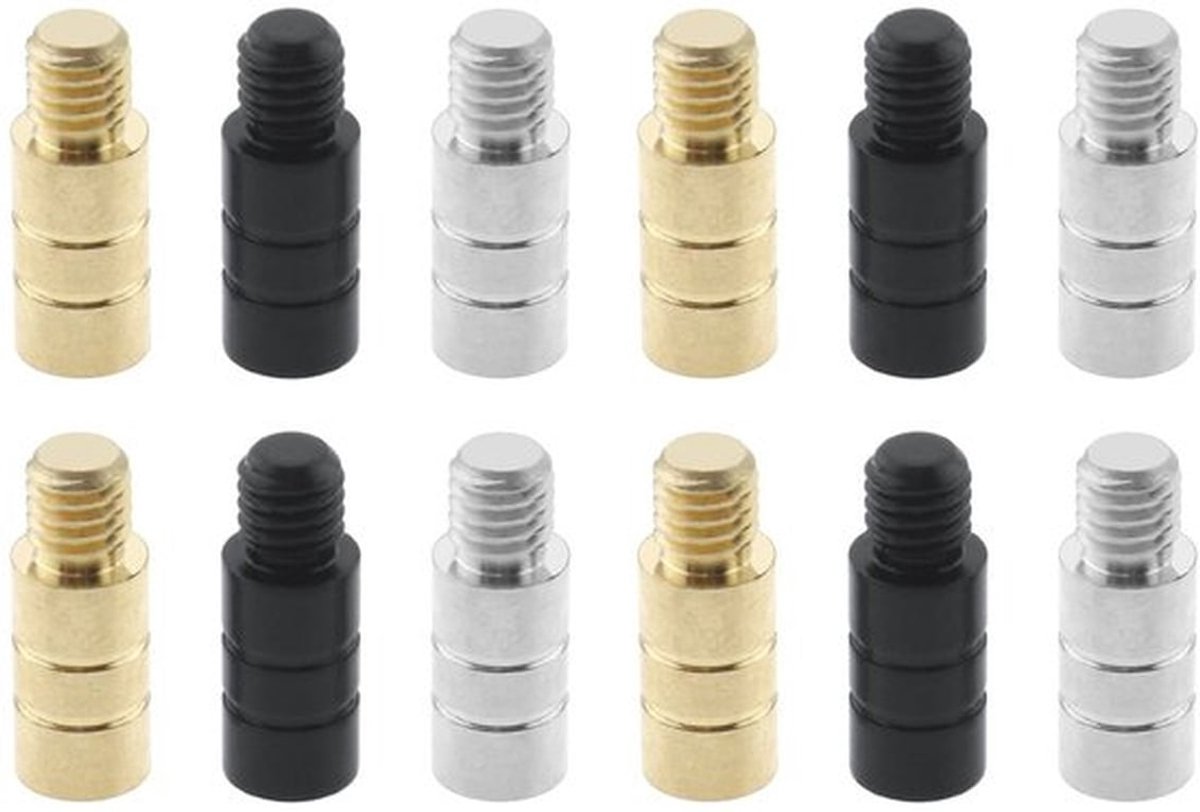 Dartpijlen 12 Stuks - Messing Dartgewichten 2 g - Schroefdraadmaat 2BA - Schachtlengte 11 mm - Precisie Tegengewicht - Voor Speelkamer en Kantoor