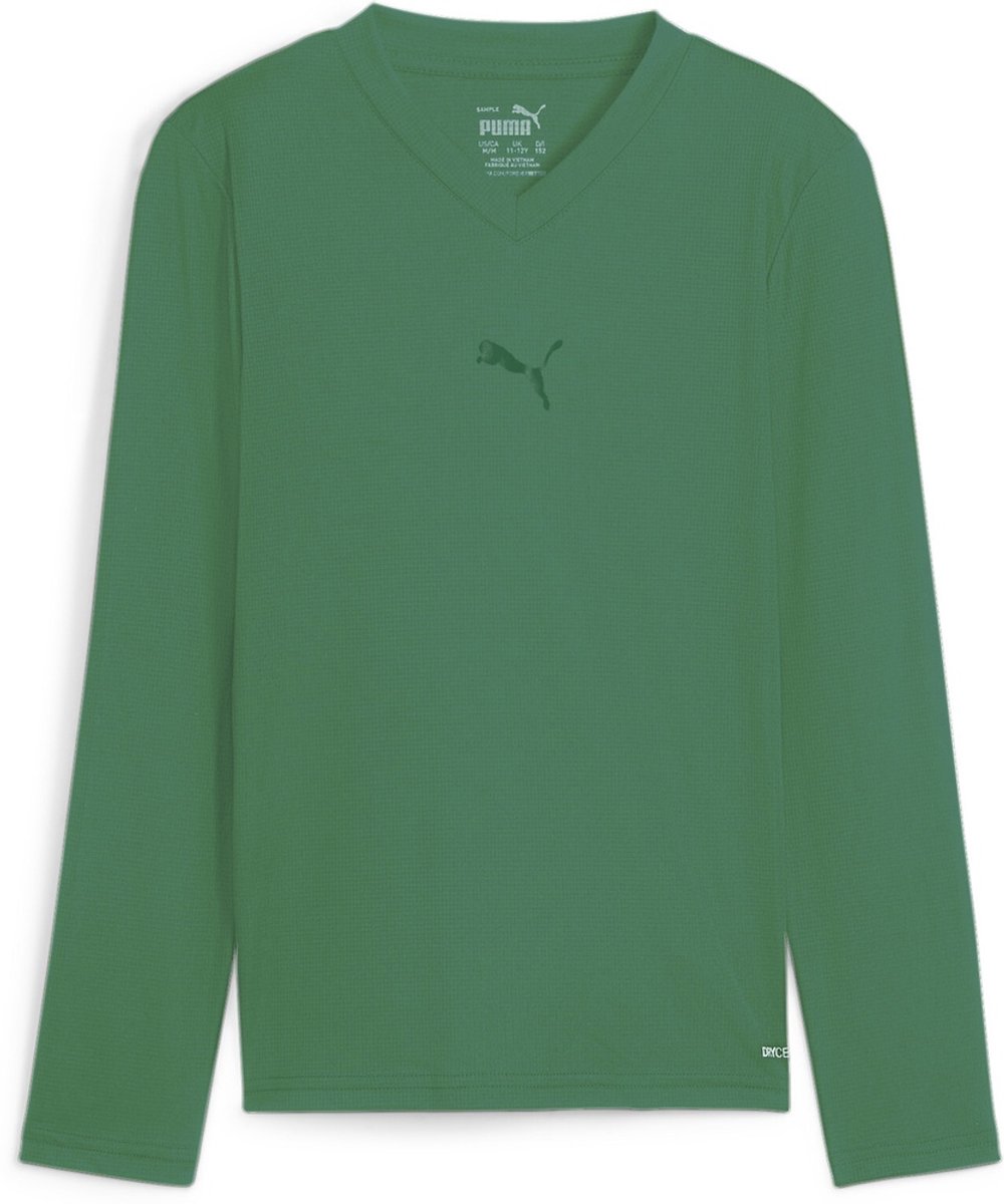 Puma kindershirt TeamGoal Baselayer T-shirt met lange mouwen Jr. 659041 Groen