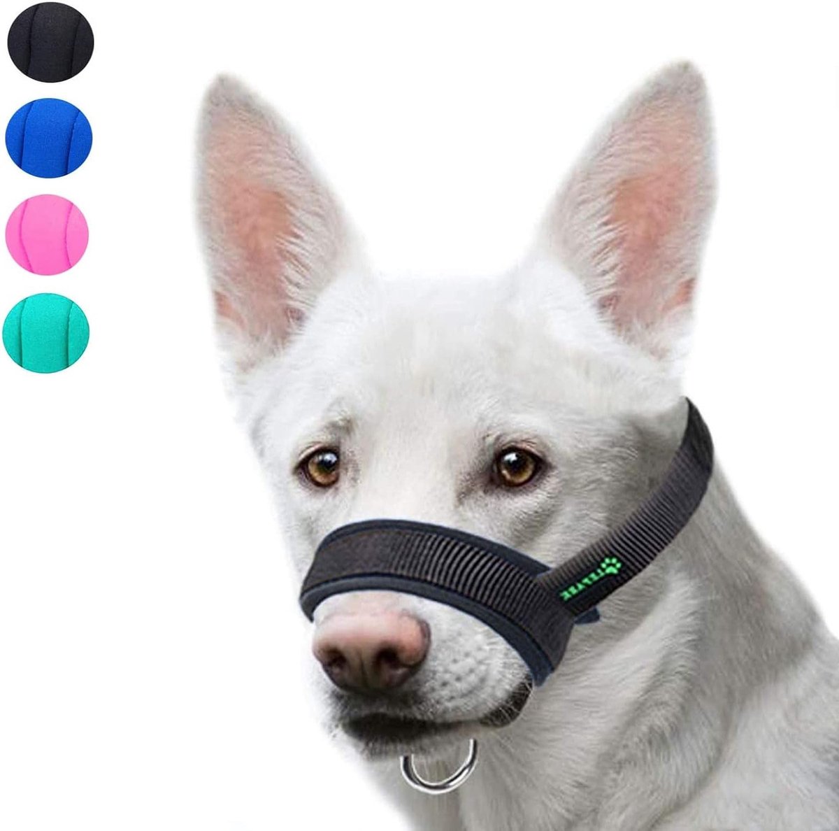 Hondenmuilkorf voor Kleine, Middelgrote en Grote Honden, Voorkomt Bijten en Kauwen, Verstelbare Nek, Ademend Materiaal, Comfortabel en Veilig