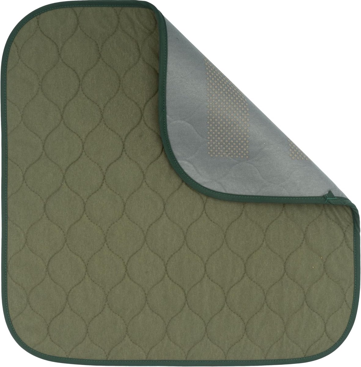 SnelShoppen - Incontinentie Stoelmat, Wasbaar & Herbruikbaar, Waterproof, 45x45 cm, Groen, Oeko-Tex Gecertificeerd, Voor Stoelen, Rolstoelen & Banken,