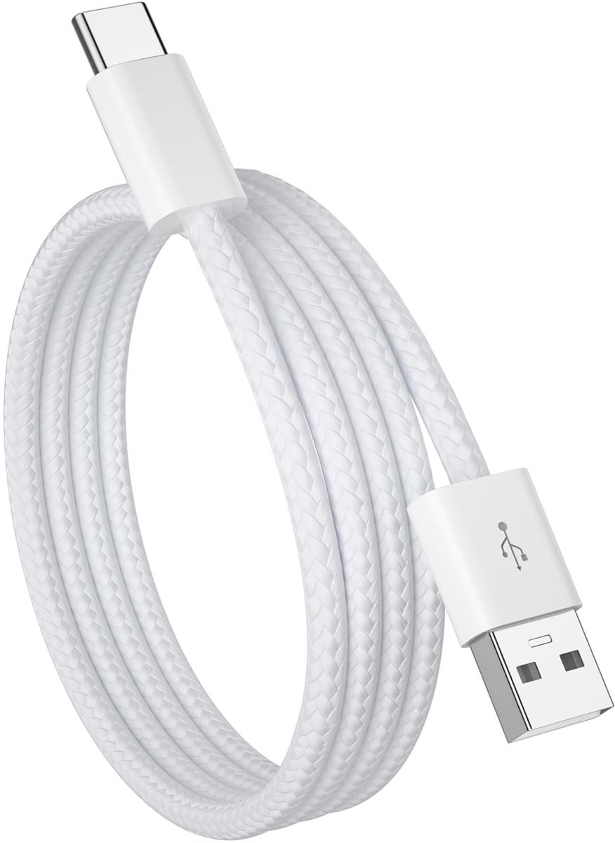 SnelShoppen - USB-C Carplay Kabel voor iPhone 16/15 Pro Max, 1m, 18W, 3A, Geschikt voor Apple CarPlay en Android Auto, iPad Pro en Air, Universele Com