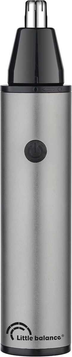 SnelShoppen - USB Neus- en Oorhaartrimmer voor Mannen - Dubbel Snijdend RVS Blad - Pijnloze Precisie - 1.5 Uur Accuduur - USB-C Opladen - Zwart