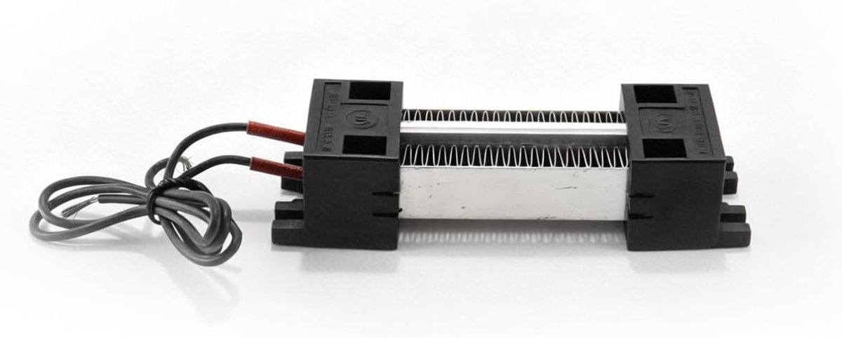 SnelShoppen - Keramische Luchtverwarming 100W met PTC Element, Isolatie, Thermostaat voor Auto's en Elektronica, 220V, Efficiënte Warmteverspreiding