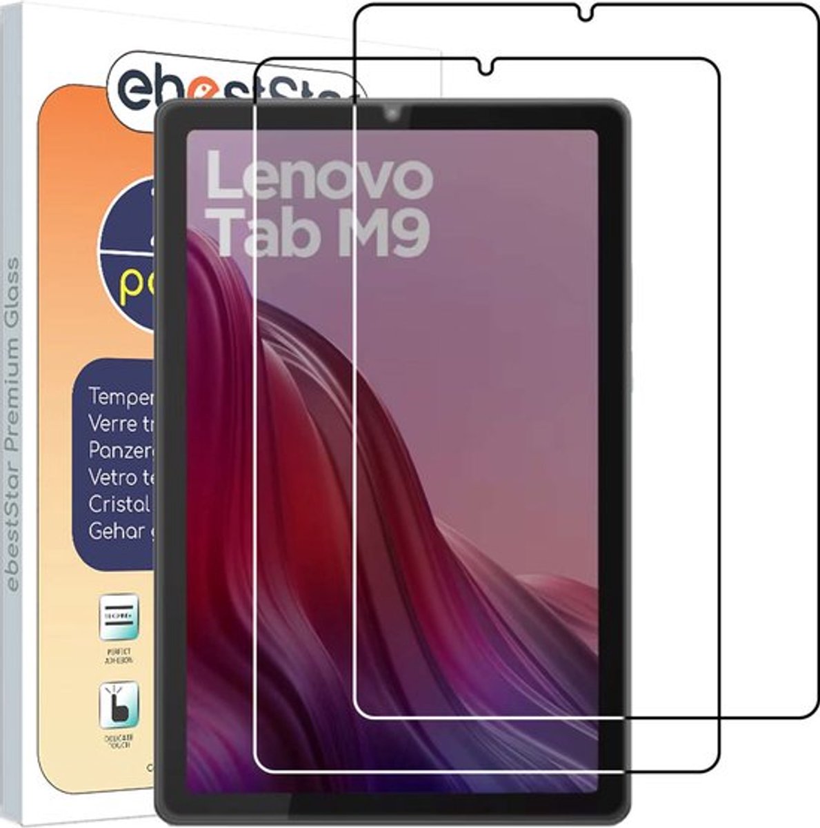 ebestStar - {2 Stuks} Gehard glas geschikt voor Lenovo Tab M9, Screen Protector Cover, Schermbeschermer Tempered Glass
