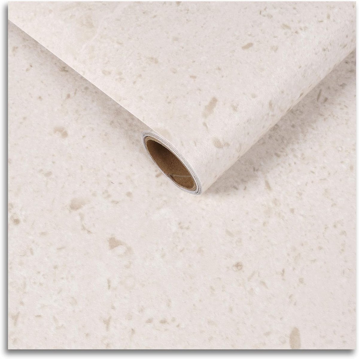 Beige Terrazzo Behang Zelfklevend 30cm x 200cm voor Moderne Interieurs en Decoratie