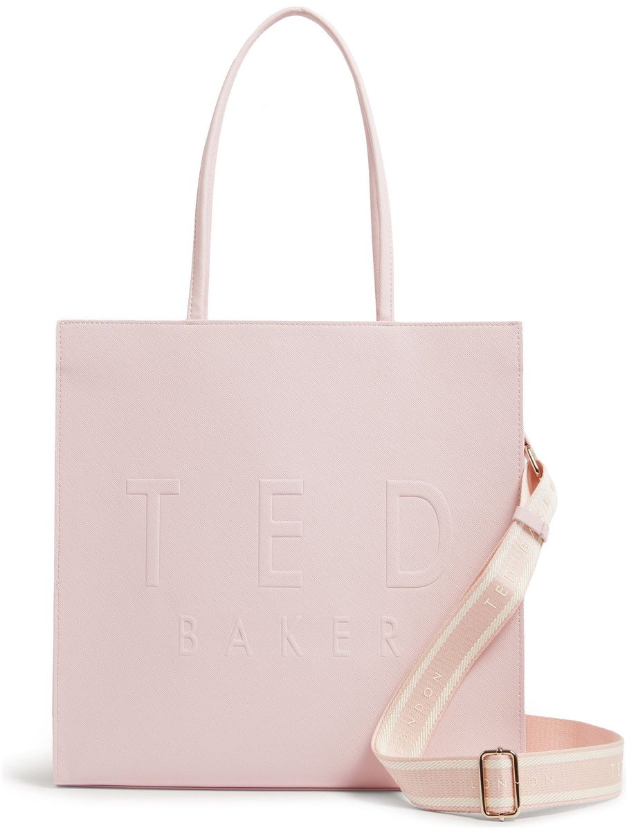 Ted Baker schoudertas Iconny Webbing Large Icon Bag LT Pink roze