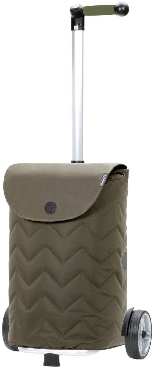 Andersen Shopper Unus Shopper Hilma Winkelwagen 59 cm - 45 L - olive