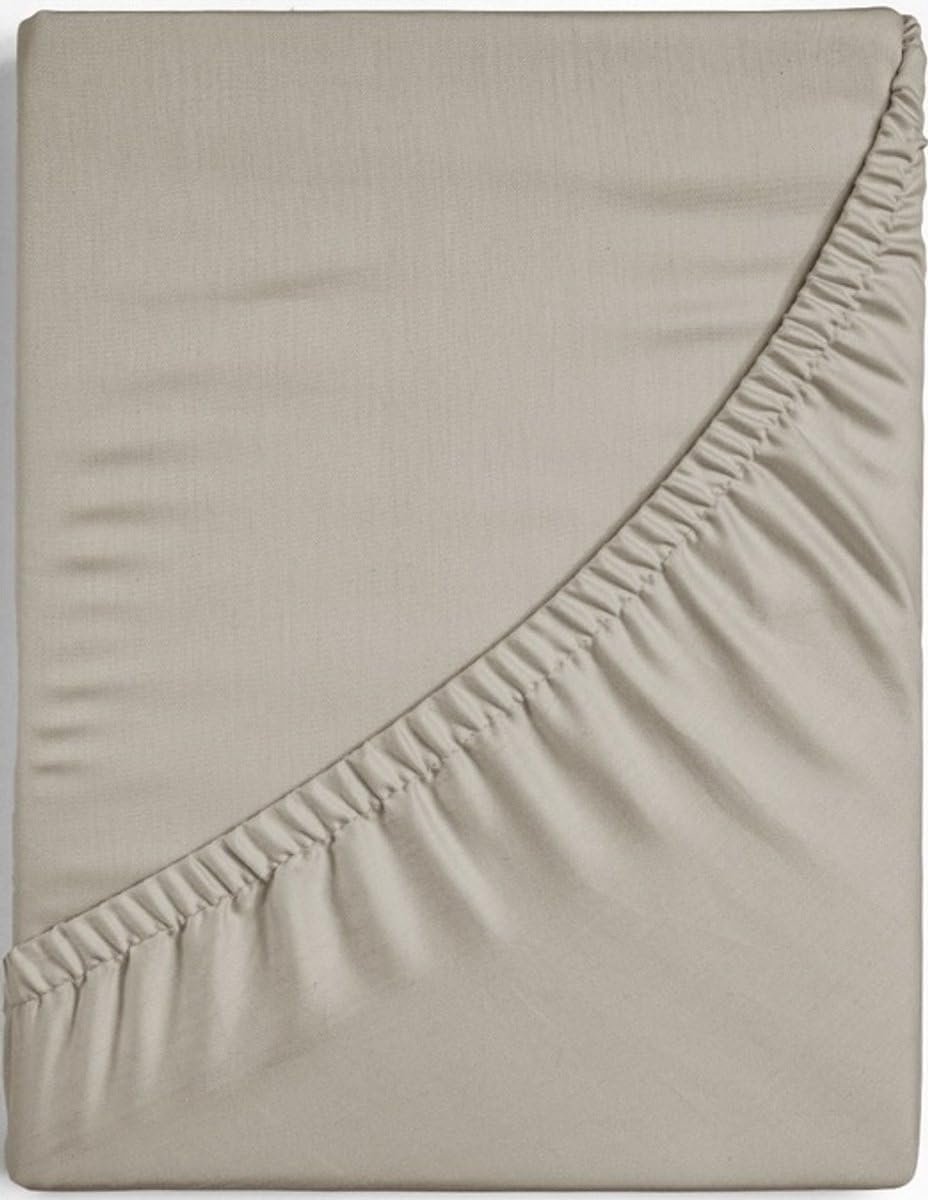 SnelShoppen - Fitted Sheet 90x200cm 15cm - 100% Egyptisch Percale Katoen - Allergievriendelijk - Wit - Luxe Kwaliteit - Kreuk- en Kleurvast