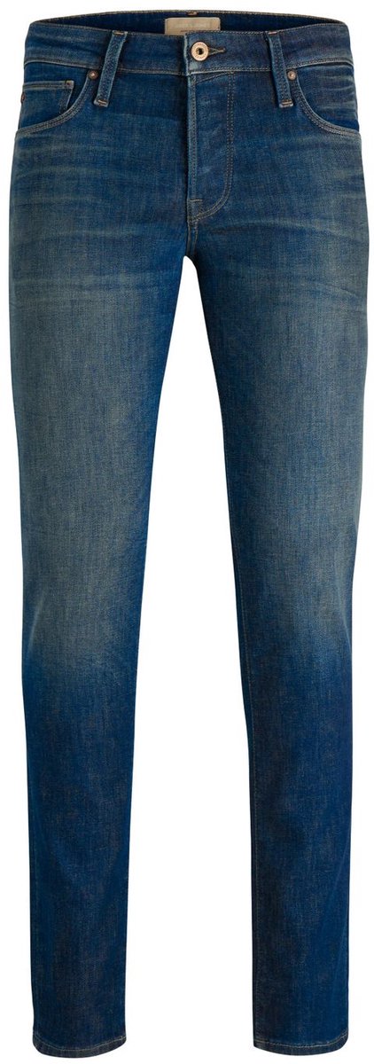 Jack & Jones Heren Jeans Broeken slim Fit Blauw 34W / 30L Volwassenen