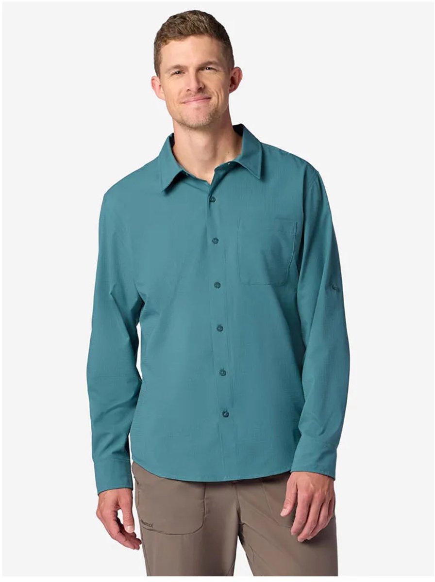 Marmot Airexchange Overhemd Met Lange Mouwen Blauw M Man