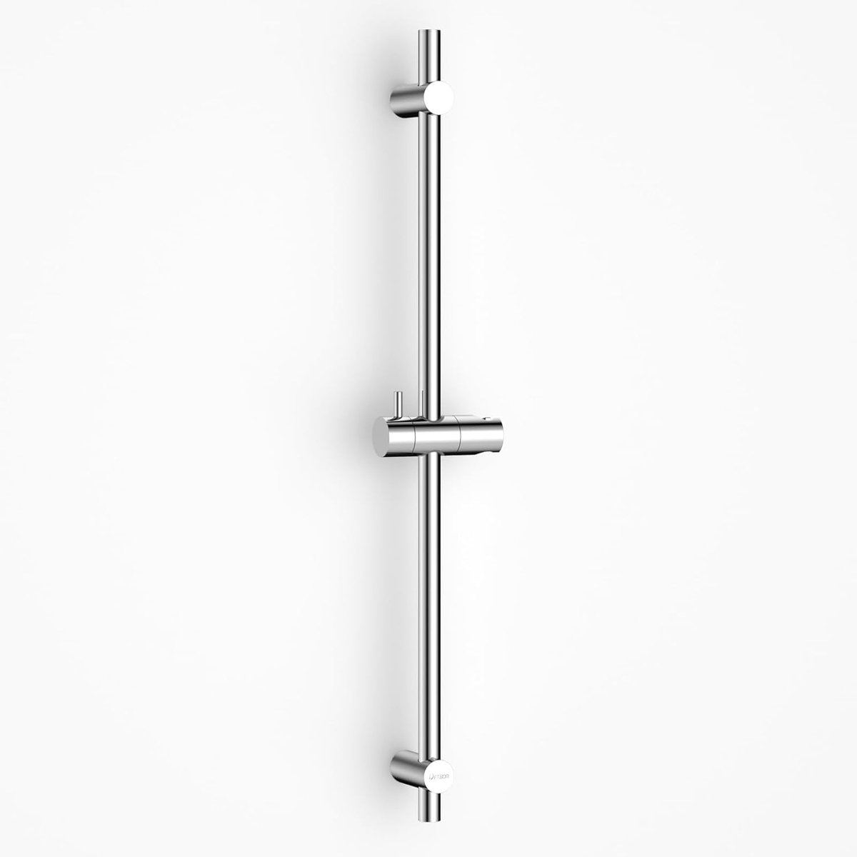 SnelShoppen - Roestvrijstalen Douchestang 70 cm, Verstelbaar en Draaibaar met Variabele Wandbevestigingen voor Badkamer, Douche, Modern Design