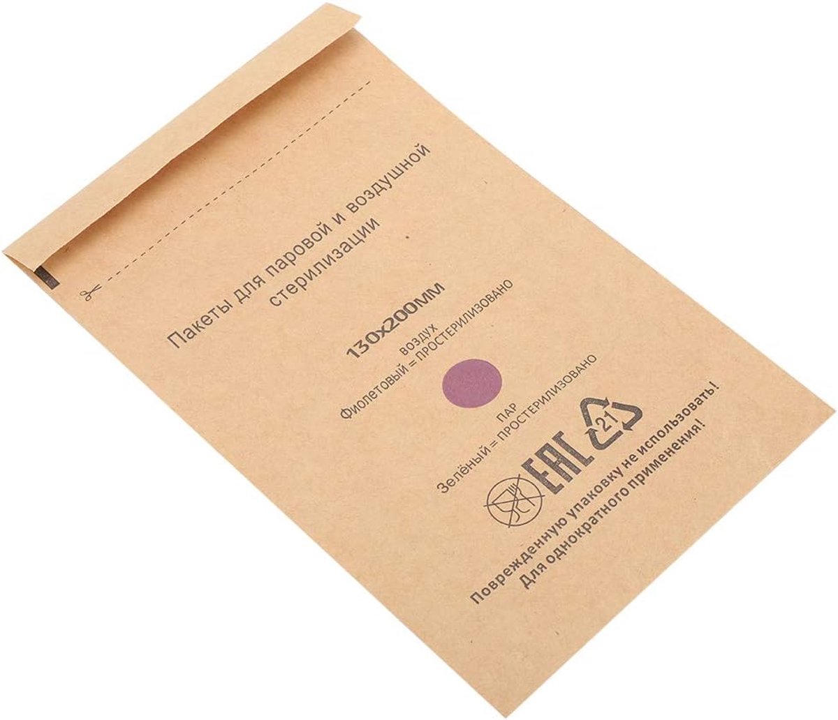 SnelShoppen - Pack van 100 Autoclave Pouches voor Sterilisatie, Wegwerp Sterilisatoren, Zelfsluitend voor Nageltools, Tandheelkundige Sterilisatie, Sc