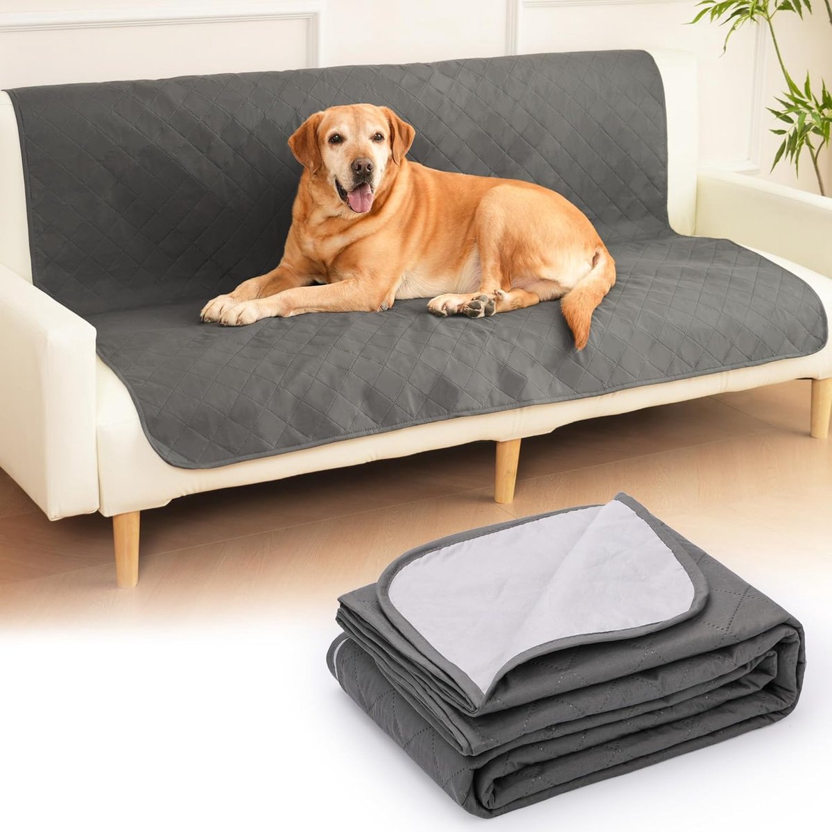 SnelShoppen - Waterproof Hondendeken en Kattenmat voor Bank, Bed en Auto - Omkeerbaar Krasbestendig Beschermende Dekbedovertrek, Wasbaar, Ideaal voor