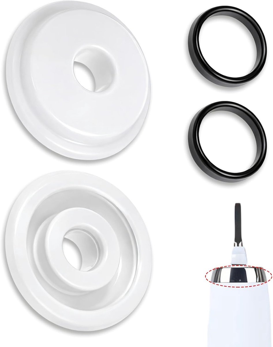 SnelShoppen - 2 Stuks Elektrische Tandenborstel Afdichtingsring, Waterdichte Rubberen Afdichting, Compatibel met Sonicare HX9000 HX9500 HX9700 HX9300