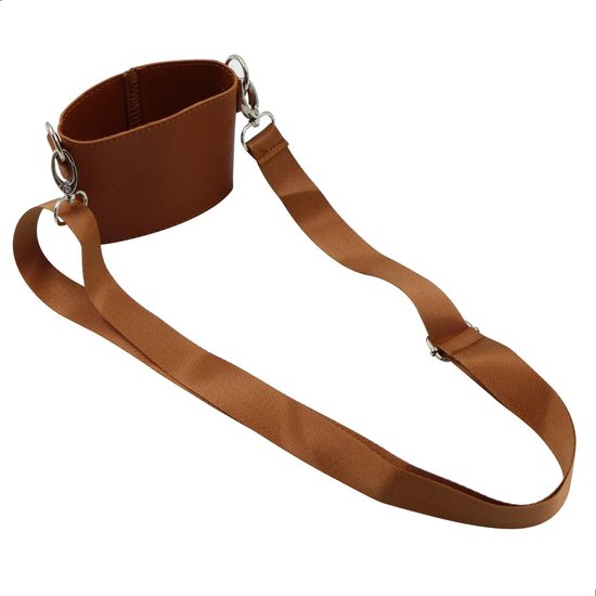 SnelShoppen - Bottle Holder met Schouderriem, Verstelbare Strap voor Waterfles met Tas, Carabiner Ketting, Geschikt voor Sport, Buiten, Fietsen, Trekk — afbeelding 2