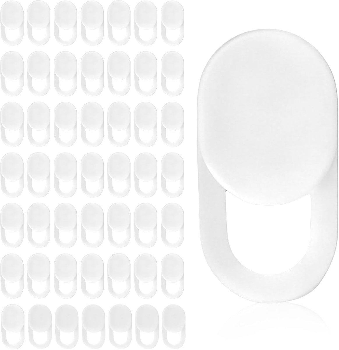 SnelShoppen - 50 Stuks Webcam Cover Schuif - Duurzame Plastic Telefoon Camera Beschermkap - Privacy Bescherming voor Laptop, Desktop, Telefoon en Tabl