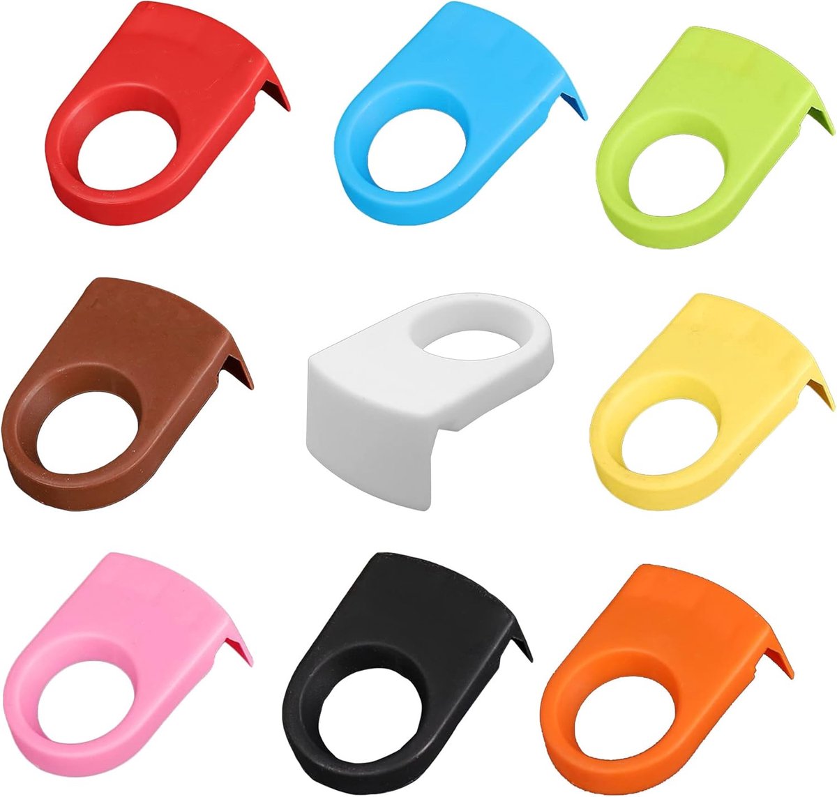 SnelShoppen - 9 Stuks Bier Clips Flessenhouder Clips voor Cocktails, Clawed Margarita Snap Sluiting, Ideaal voor Schooner Cocktail Snap Cover, Thuis B