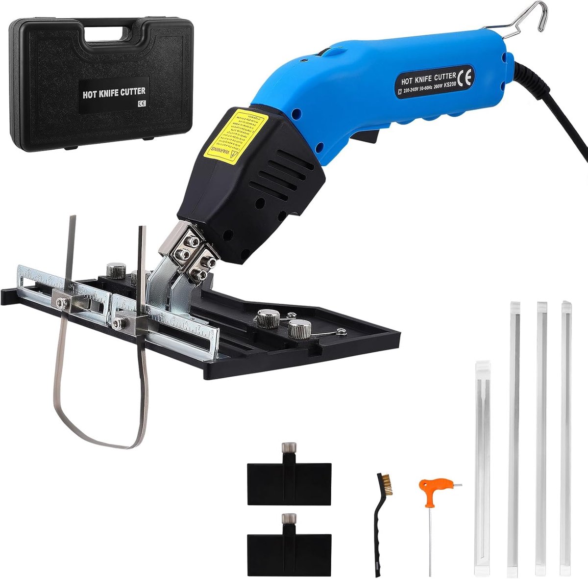 SnelShoppen - Elektrische Styrocutter 200W Foam Snijgereedschap Set voor Snijden van Stof, Touw, Plastic, Rubber, Acryl, 600°C in 5-8 Seconden