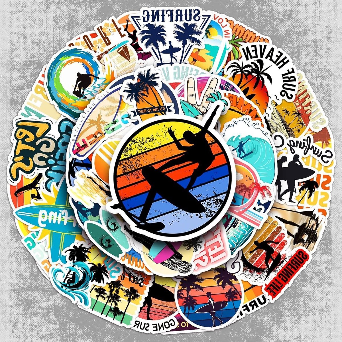 50 Pcs Waterproof Graffiti Stickers voor Skateboard, Motorfiets, Fiets en Laptop - Ideaal voor Kinderen en Tieners, Geschikt voor Koffers en Snowboards
