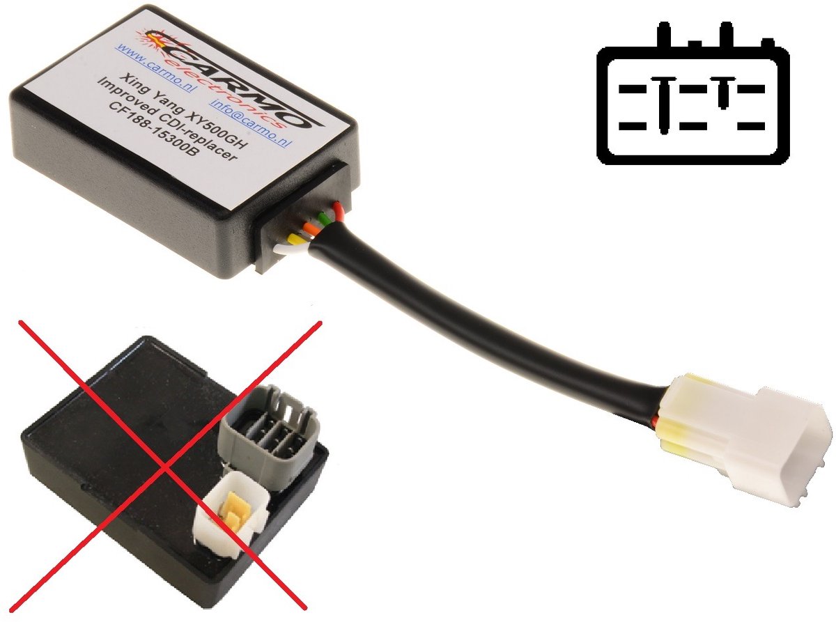 Carmo CARI-XI-XY500 Xinyang XY500 - ontsteking CDI ECU