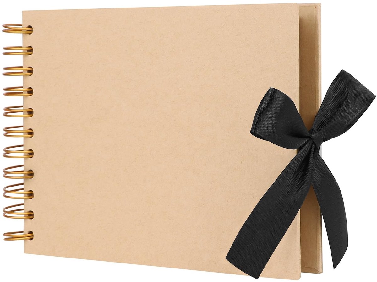 Solidchoice - DIY Foto Album met 80 Zwarte Pagina's voor Herinneringen