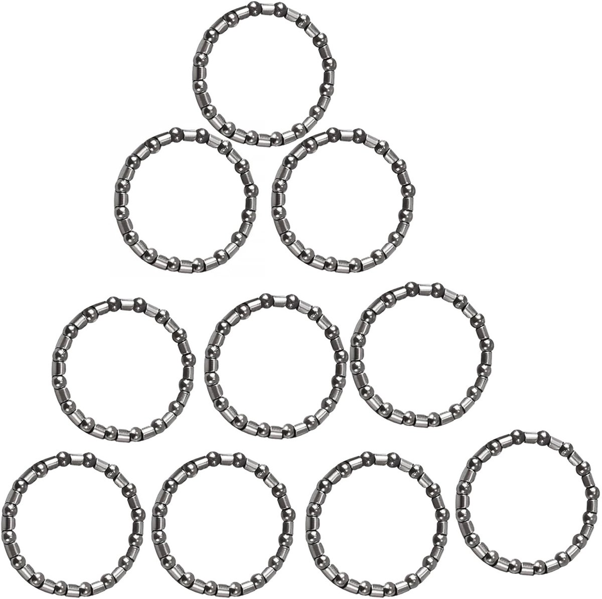 Solidchoice - Set van 12 Fietskogellagers voor Stuur en Wielen