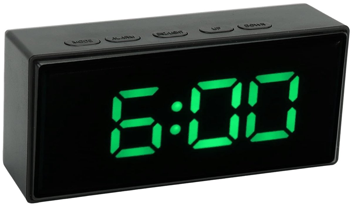 Solidchoice - Digitale LED Klok met Temperatuurweergave en Snoozefunctie