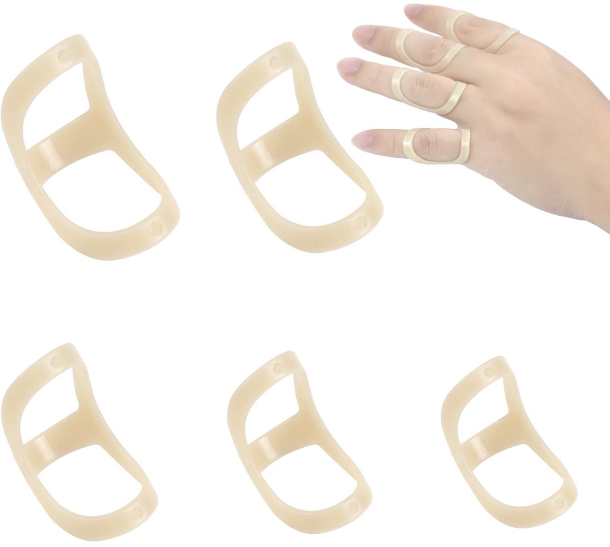Solidchoice - Set van 5 Vinger Splints voor Ondersteuning