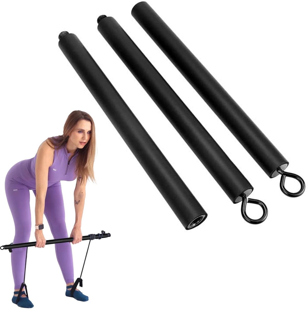 Solidchoice - Pilates Bar voor Weerstandstraining en Fitness