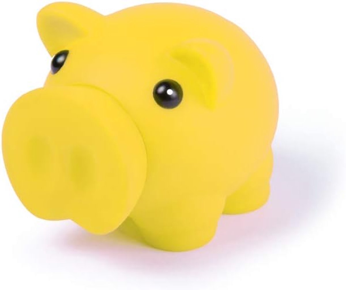Spaarpot - zachte rubberen afwerking - vrolijke kleuren - stimuleert sparen voor kinderen - ShopVlot