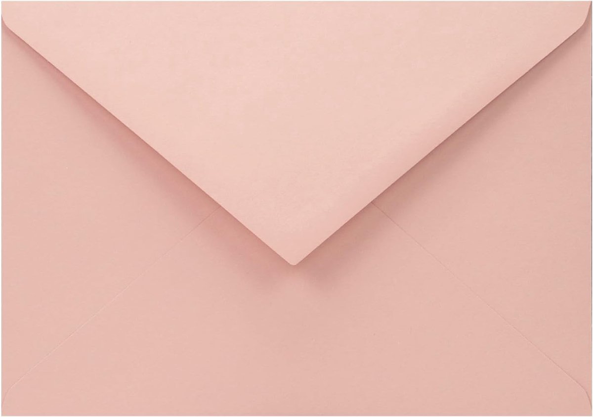 Enveloppen C6 110g - Lichtroze gerecycled - Perfect voor uitnodigingen - Duurzaam en stijlvol - ShopVlot