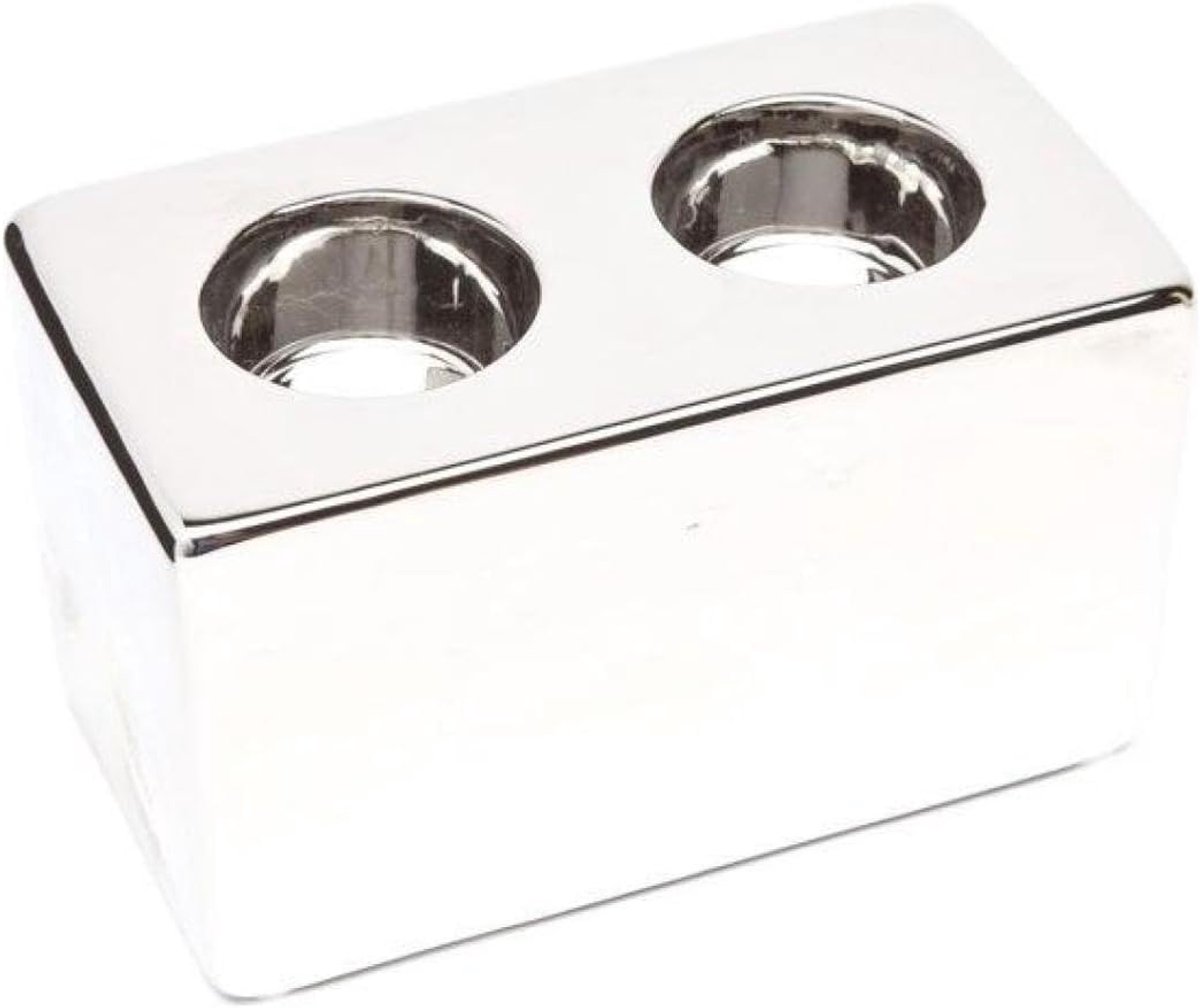 Waxinehouder rechthoekig - glas - modern design - sfeervolle verlichting - ShopVlot