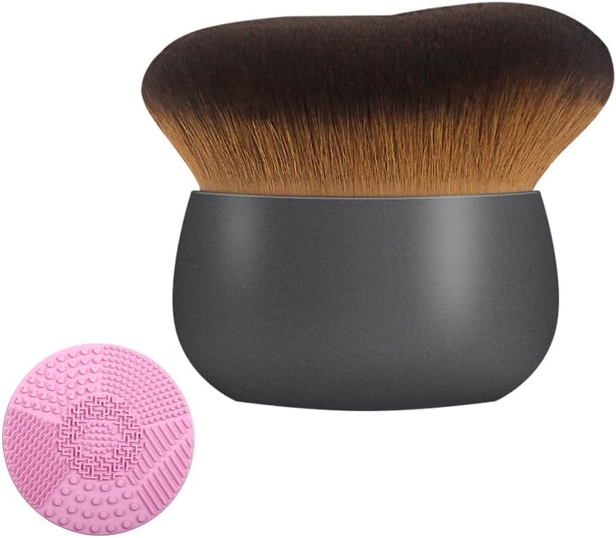 Make-upkwast groot - multifunctioneel - met reinigingspad - voor perfecte dekking - ShopVlot