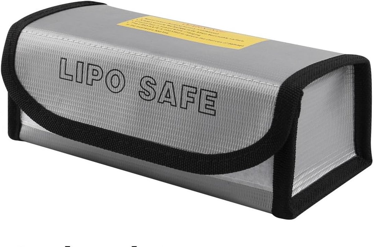 Lipo batterij veiligheidszak - brandwerend - explosiebestendig - bescherming tijdens opladen - ShopVlot