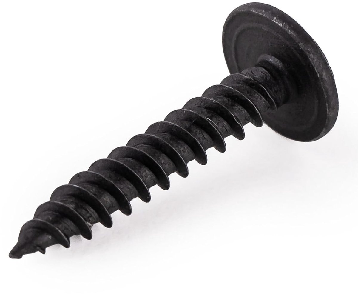 Schroeven 25 x 4.2 mm - zwart gefosfateerd - 50 stuks - voor droge wanden - ShopVlot